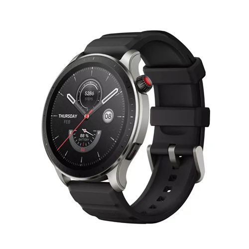 ساعت هوشمند امیزفیت شیائومی گلوبال مشکی مدل Amazfit Smart Watch GTR4