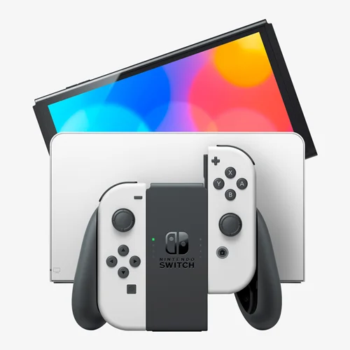 کنسول بازی نینتندو اولد مدل Nintendo Switch Oled سفید اورجینال