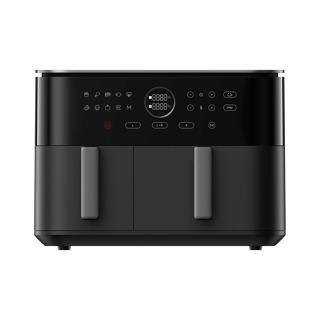 نمای کامل سرخ‌کن مشکی Xiaomi Dual Zone 10L مدل MAF-D1001