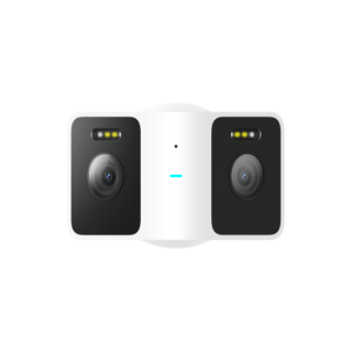 نمای کامل دوربین سفید Xiaomi Outdoor Camera CW100 Dual MJSXJ26CM
