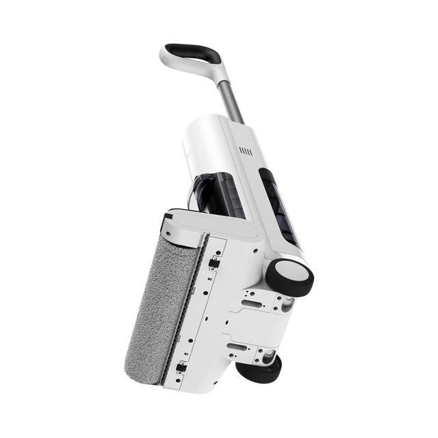 نمای زیر سری و غلتک جارو و زمین‌شوی Xiaomi Truclean W20