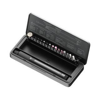 نمای کامل جعبه باز، فرز قلمی و سری‌های Mijia Rotary Tool Kit مدل MJDMB001QW