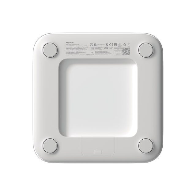 نمای کامل زیر ترازو Xiaomi Smart Scale S200 مدل MJTZC02YM و چهار پایه