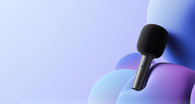 نمای کامل میکروفون Xiaomi Karaoke Microphone مدل XMKGMKF01YM