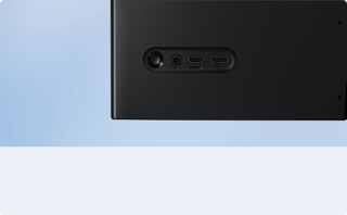 جزئیات درگاه HDMI، DisplayPort و ورودی برق DC مانیتور A24i