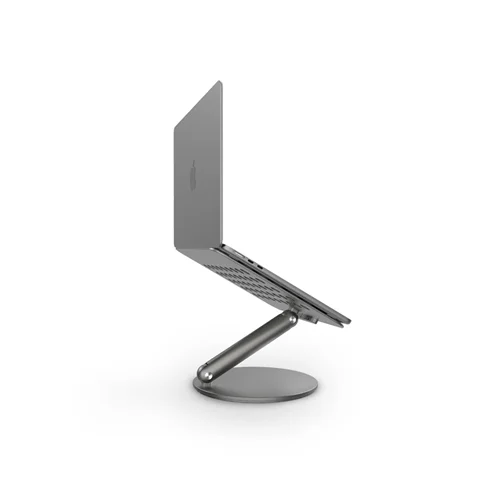پایه آلومینیومی چرخان دسکتاپ برای لپتاپ 16 اینچ پاورولوژی مدل Powerology Rotatable Aluminum Desktop Stand for Laptop 16” (PLPRSTGY)