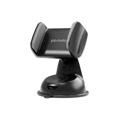 هولدر و پایه نگهدارنده گوشی در خودرو پرودو با مکش سیلیکونی مدل Porodo Multifuse Universal Carmount with Silicone Sucker - Black (PD-MUCMS-BK)