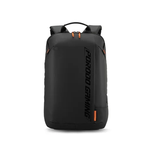 کوله پشتی پرودو گیمینگ مدل Porodo Gaming Water-Resistant PU Laptop Backpack With USB-C Port - Black PDX533