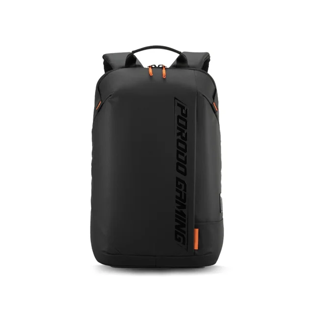 کوله پشتی پرودو گیمینگ مدل Porodo Gaming Water-Resistant PU Laptop Backpack With USB-C Port - Black