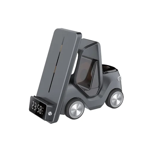 شارژر بیسیم 5 کاره Forklift 15W گرین لاین Green Lion 5 IN 1 Forklift Wireless Charger GNFLWR5INWC اصل