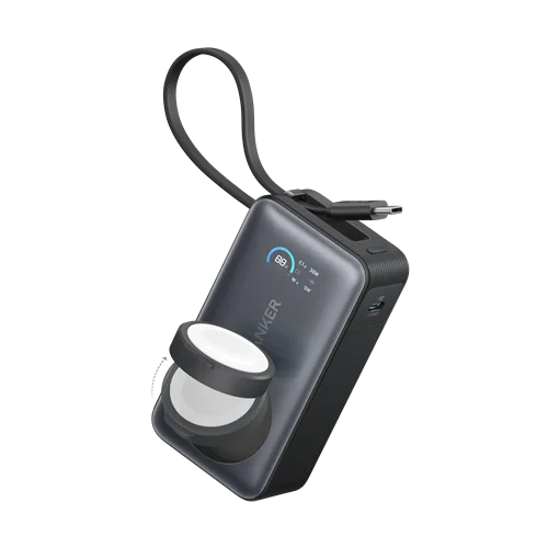 پاوربانک 10000 میلی آمپر 30 وات تایپ سی انکر مدل Anker MagGo Power Bank Type c 35W and For Apple Watch A1657