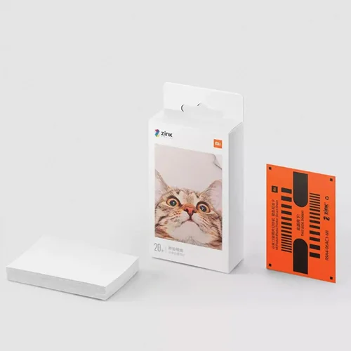 کاغذ پرینتر جیبی شیائومی مدل ۲۰ تایی Mi Portable Photo Printer Paper XMKDDYJ01HT ورژن گلوبال آمریکایی