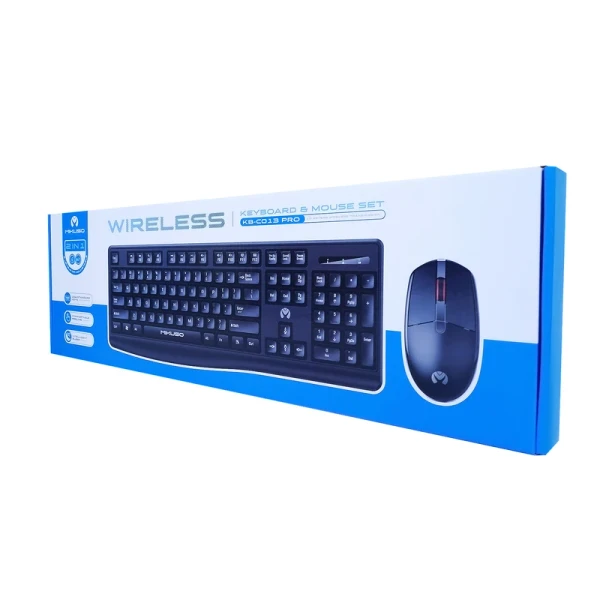 کیبورد و ماوس بیسیم میکاسو مدل C013 Pro کومارا مدل Mikasu Wireless Keyboard and Mouse Model C013 Pro