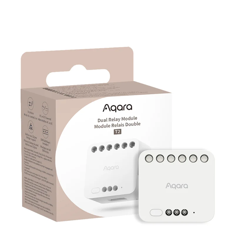 رله دوبل هوشمند آکارا مدل Aqara Dual Relay Module T2
