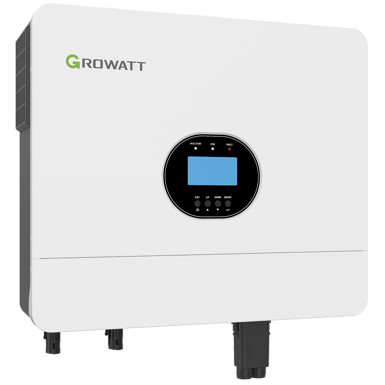 سانورتر ( اینورتر خورشیدی ) 6 کیلو وات تکفاز گرووات Growatt SPF 6000 ES Plus | هیبرید 6 کیلووات آفگرید