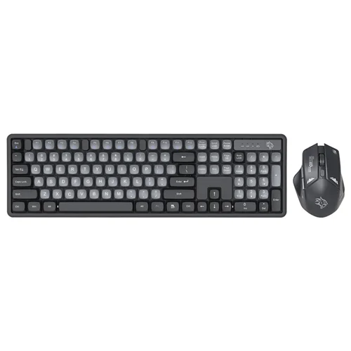 کیبورد و ماوس گیمینگ پرودو مدل Porodo Gaming Wireless Keyboard with Mouse  PDX225-GYB