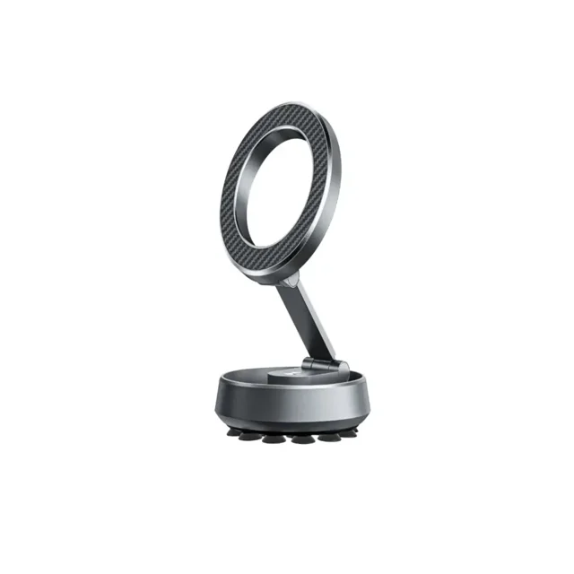 هولدر و نگهدارنده سیلیکونی مگسیف دار موبایل پورودو - Porodo HSM01 DUO Mount MagSafe & Suction